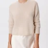 Cashmere Long Sleeve Pullover - Soft Oatmeal