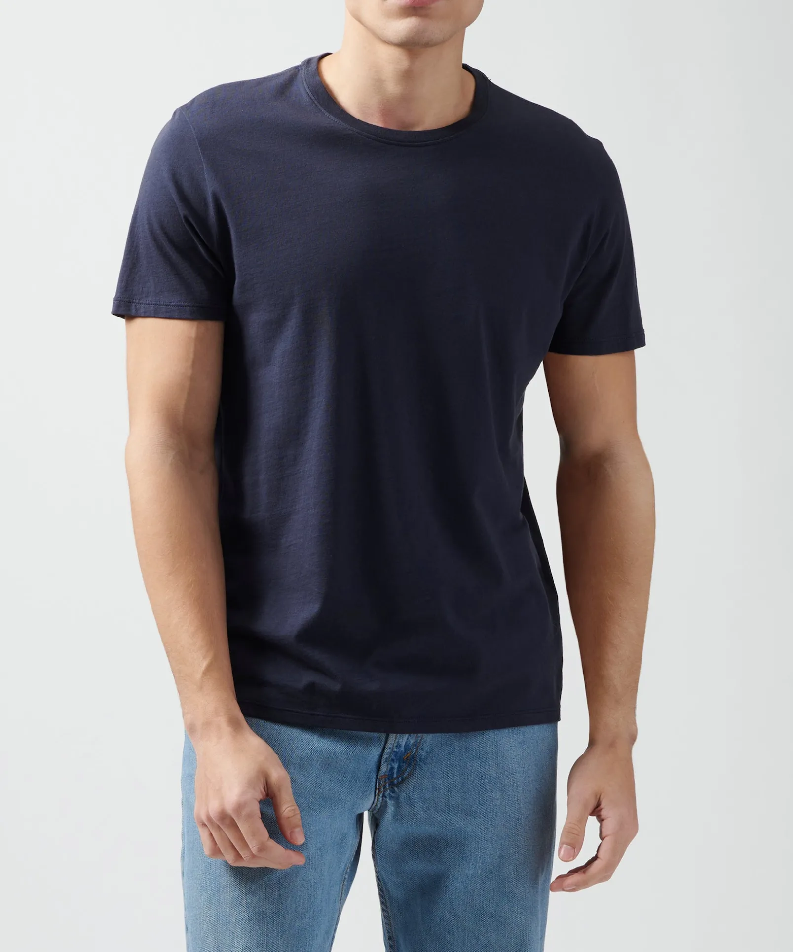 Classic Jersey Crew Neck Tee - Midnight