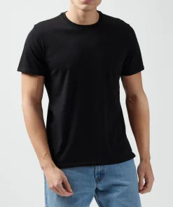 Classic Jersey Crew Neck Tee - Black