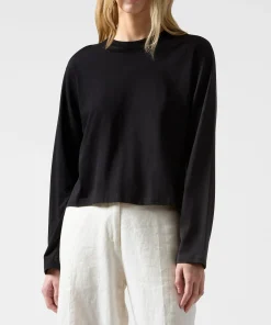 Classic Jersey Long Sleeve Boy Tee - Black