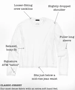 Classic Jersey Long Sleeve Boy Tee - Black