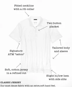 Classic Jersey Polo - Grey