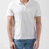 Classic Jersey Polo - White