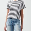 Classic Jersey Short Sleeve Boy Tee - Black/ White Stripe