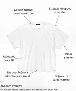 Classic Jersey Short Sleeve Boy Tee - White