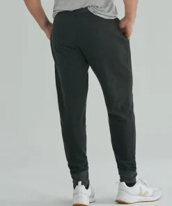 French Terry Sweatpants - Heather Charcoal