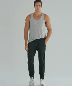 French Terry Sweatpants - Heather Charcoal