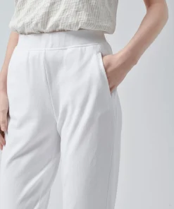 French Terry Sweatpants - White