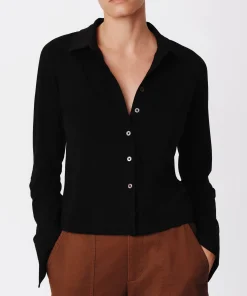 Heavy Modal Button Front Top - Black