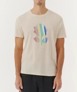 High Twist Jersey Crew Neck Tee - Stucco