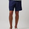 Linen Pull-On Shorts - Ink