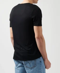 Modal Jersey Crew Neck Tee - Black