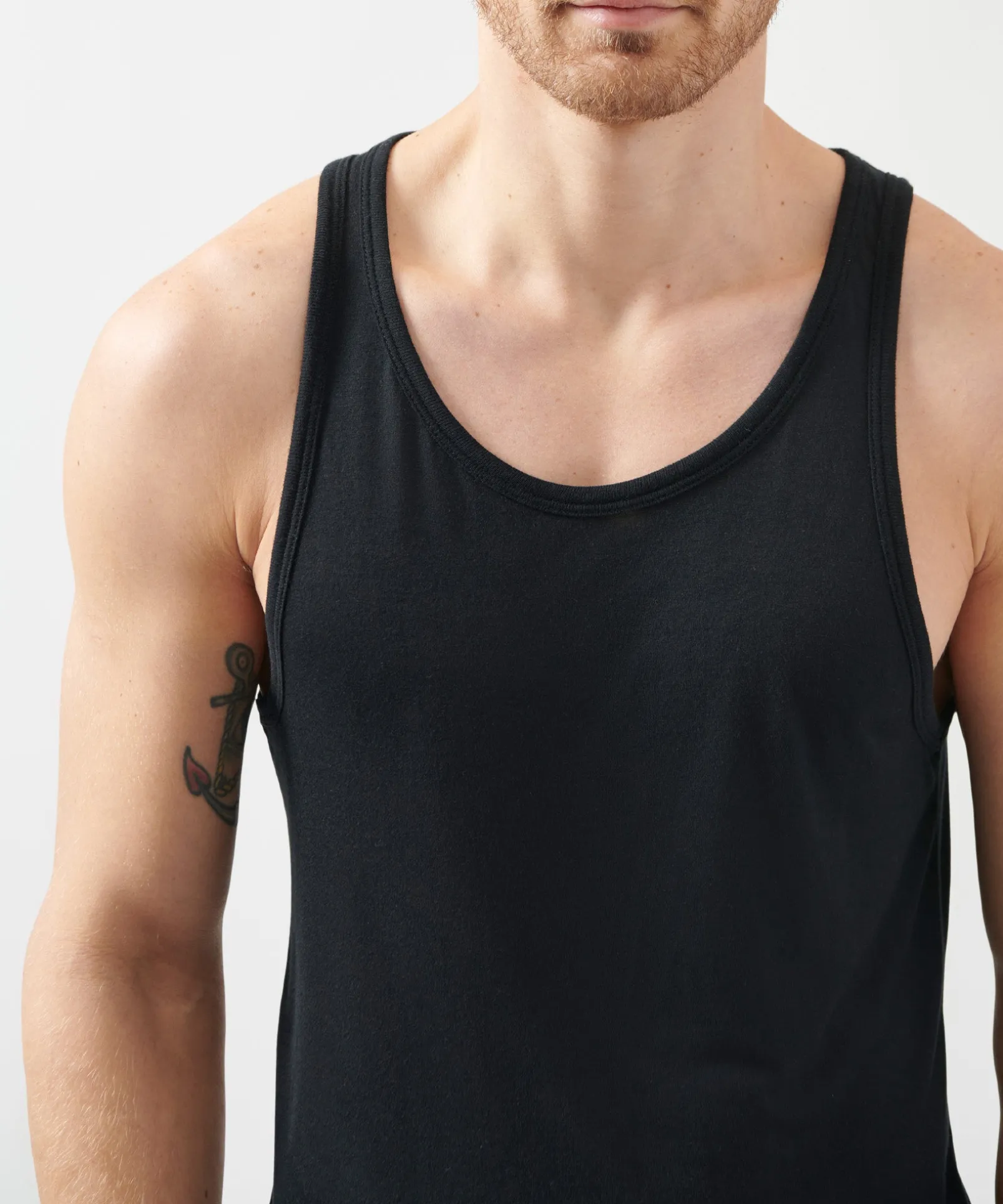 Modal Jersey Tank - Black
