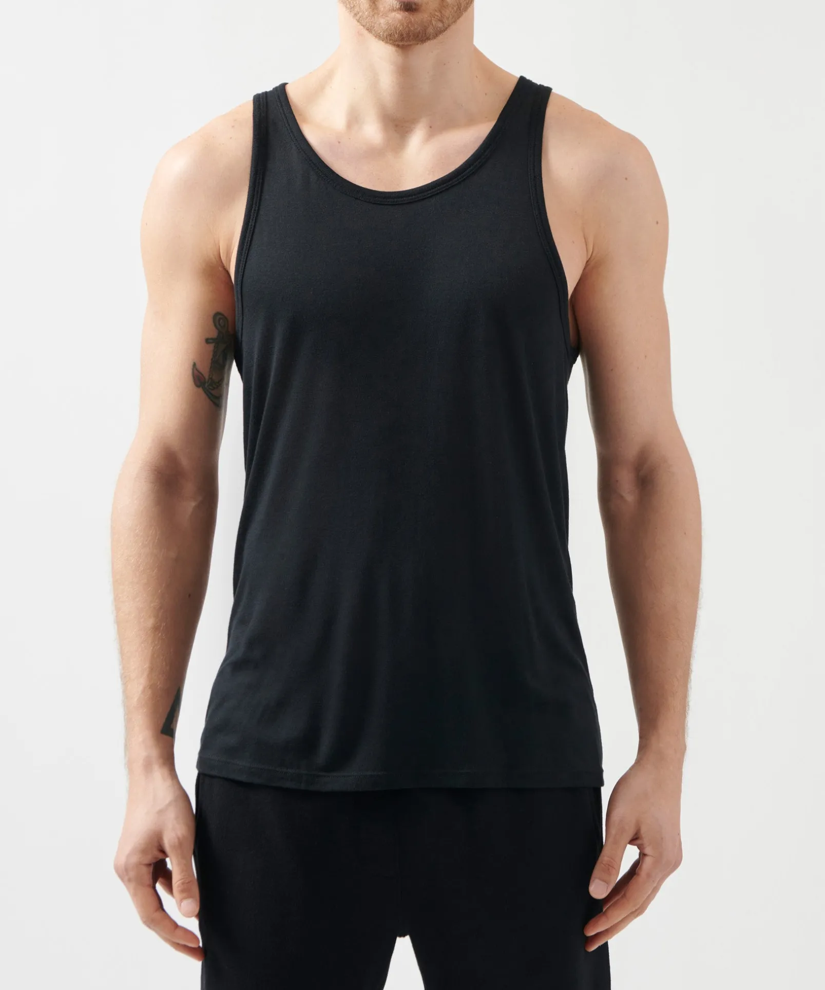 Modal Jersey Tank - Black