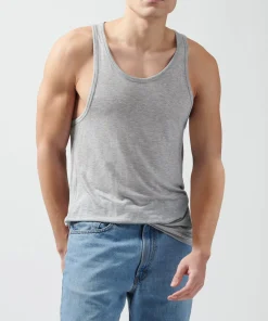 Modal Jersey Tank - Heather Grey