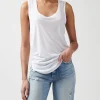 Modal Sweetheart Tank - White
