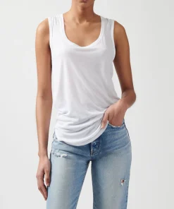 Modal Sweetheart Tank - White