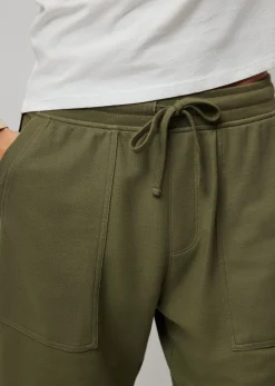 Pique Shorts With Tipping - Army