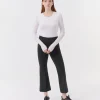 Ponte Kick Flare Pant - Black