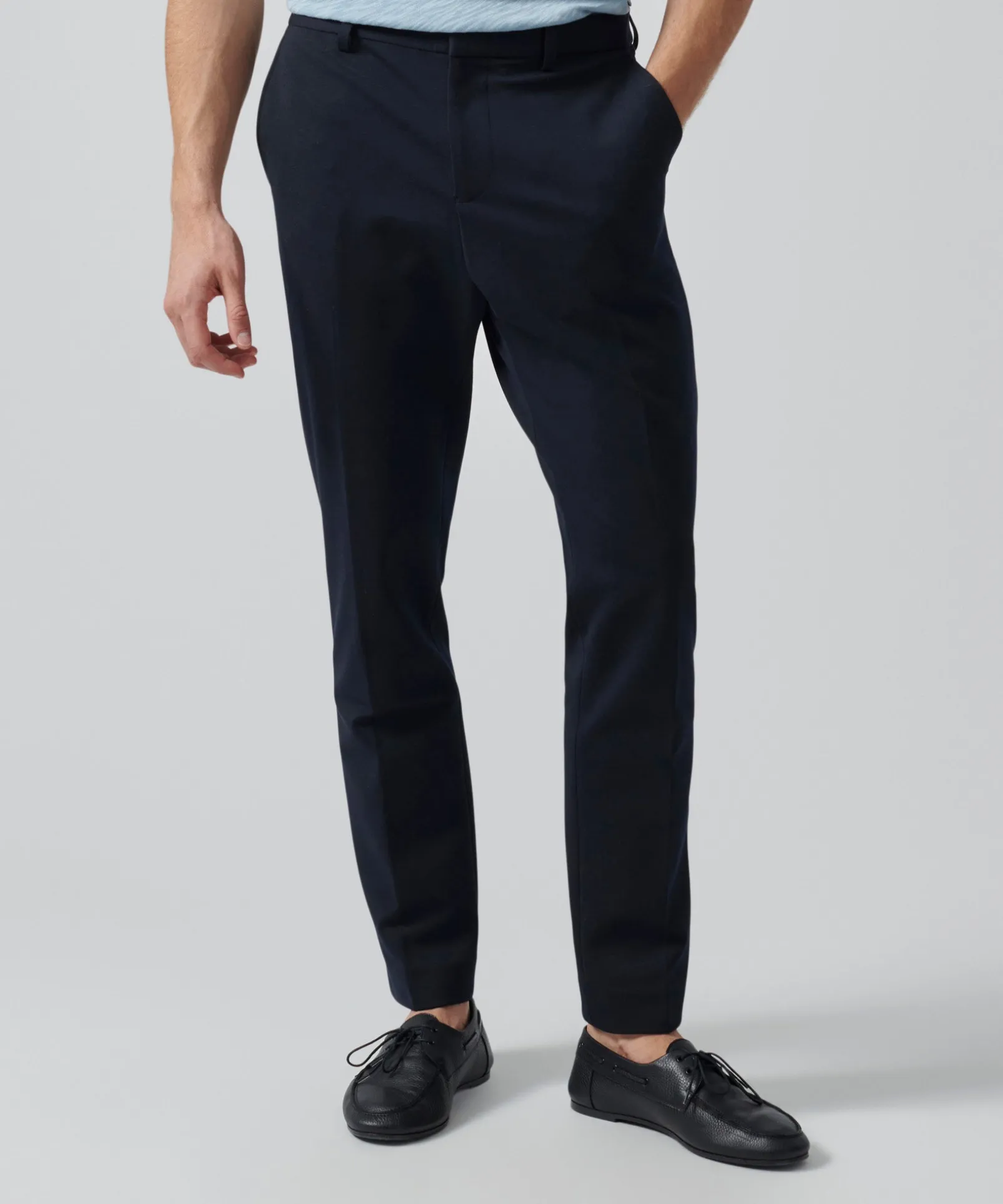 Ponte Slim Pants - Navy