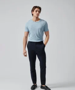 Ponte Slim Pants - Navy