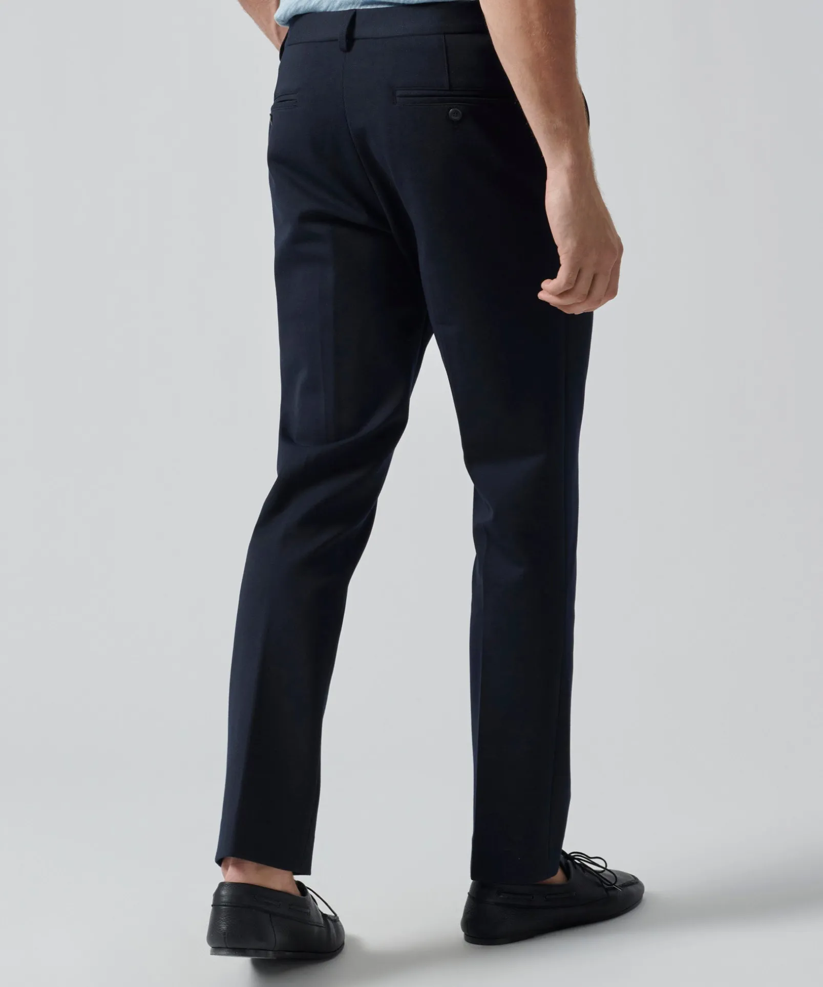 Ponte Slim Pants - Navy