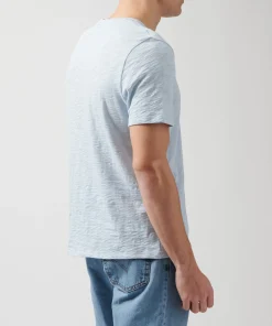 Slub Jersey Crew Neck Tee - Powder Blue