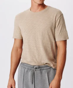 Slub Jersey Short Sleeve Crew Neck Tee - Rye