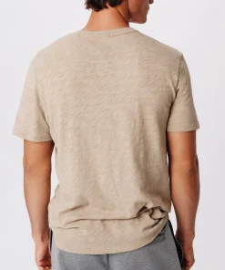 Slub Jersey Short Sleeve Crew Neck Tee - Rye