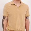 Towel Terry Short Sleeve Polo - Sand Castle